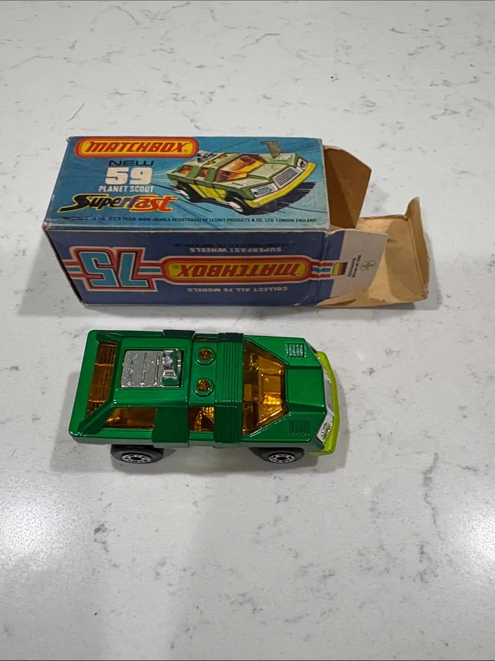 Vintage Matchbox Planet Scout & Hovercraft Twin Pack